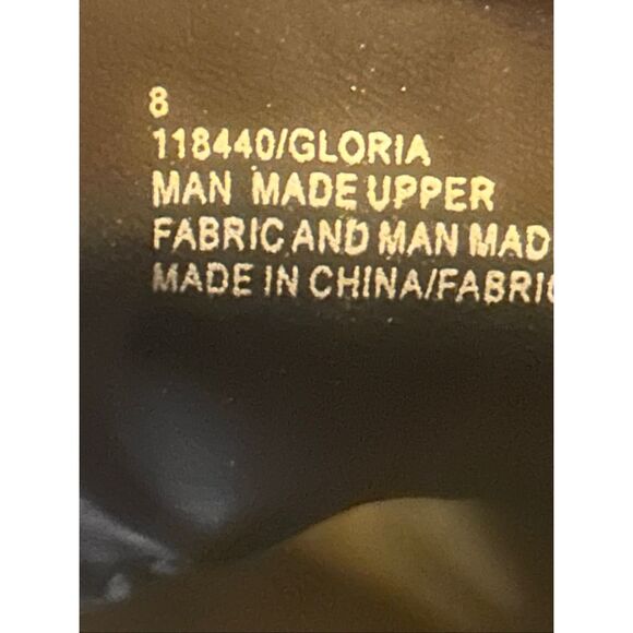 Maurices Gloria Wedge Ankle Shoes Cut Out Sides Black Booties Size 8 - Picture 8 of 8